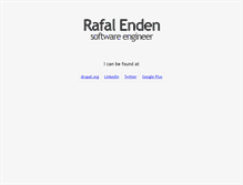 Tablet Screenshot of enden.com